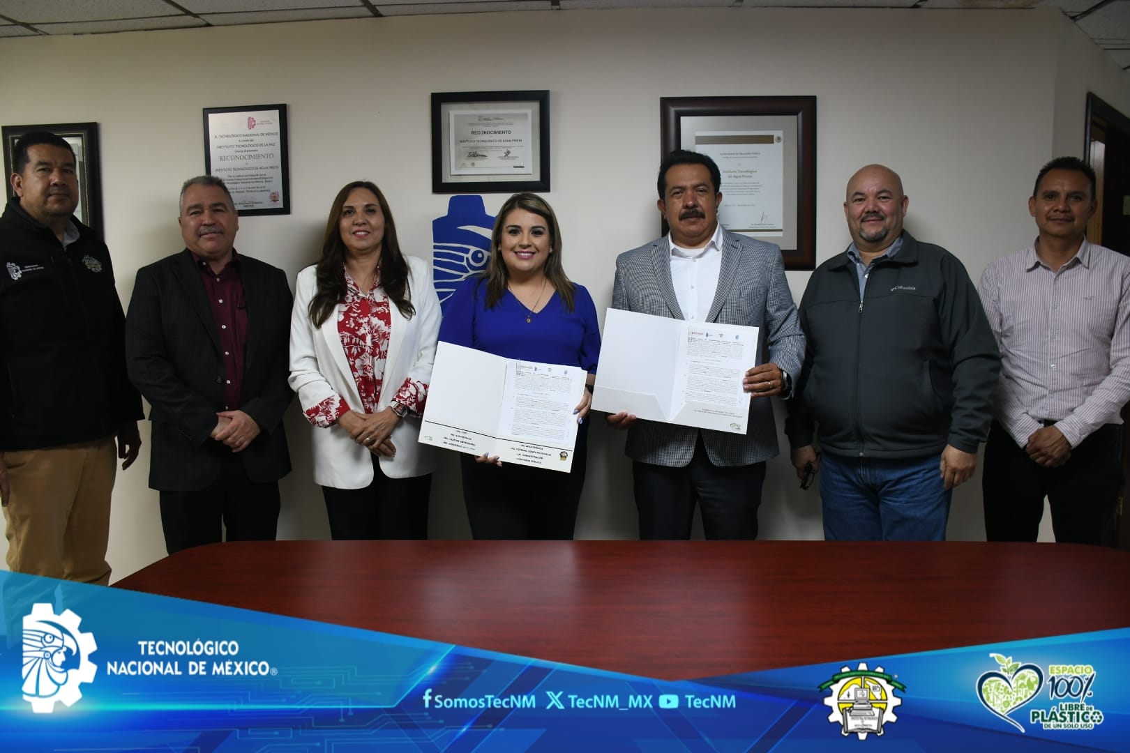 Firman Convenio de Colaboración el TecNM Campus Agua Prieta y el CRODE Chihuahua