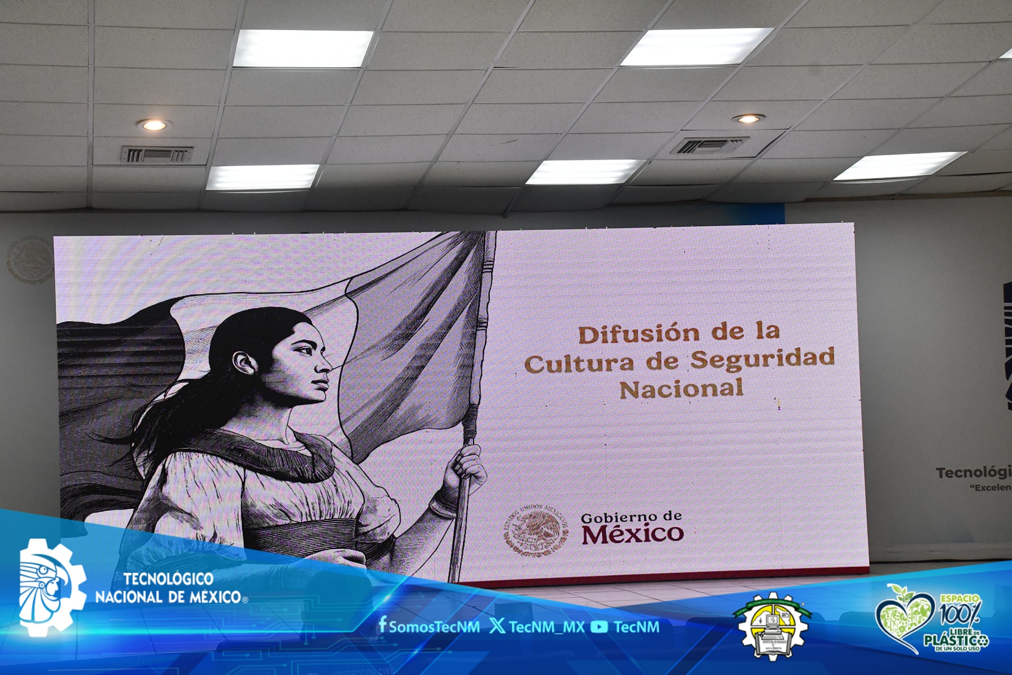 Estudiantes del ITAP reciben conferencia sobre la Cultura de Seguridad Nacional