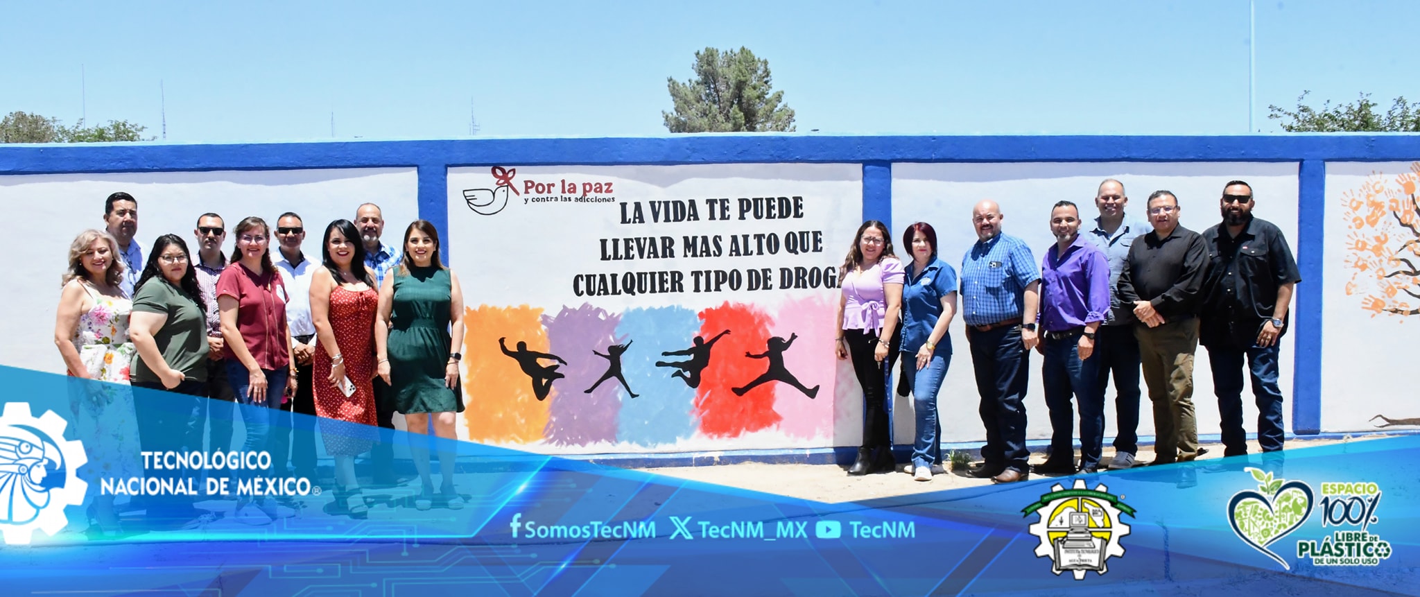 Participa ITAP en la Segunda Jornada de Tequios por la Paz y Contra las Adicciones con la Creación de Mural