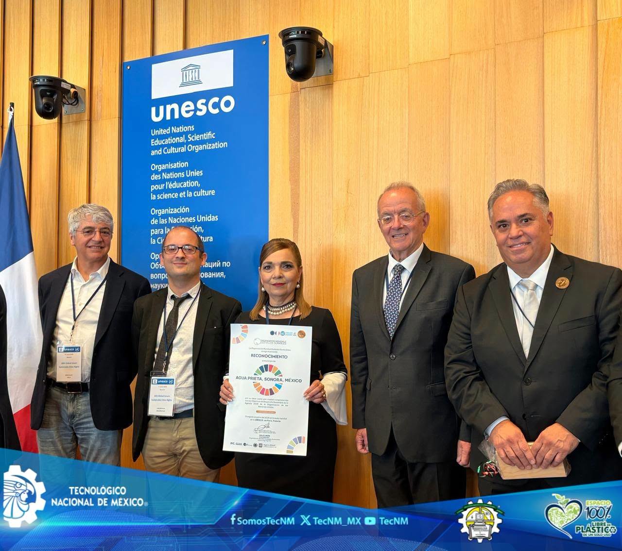 Catedrática del ITAP Representa a Agua Prieta en Foro de la UNESCO en París