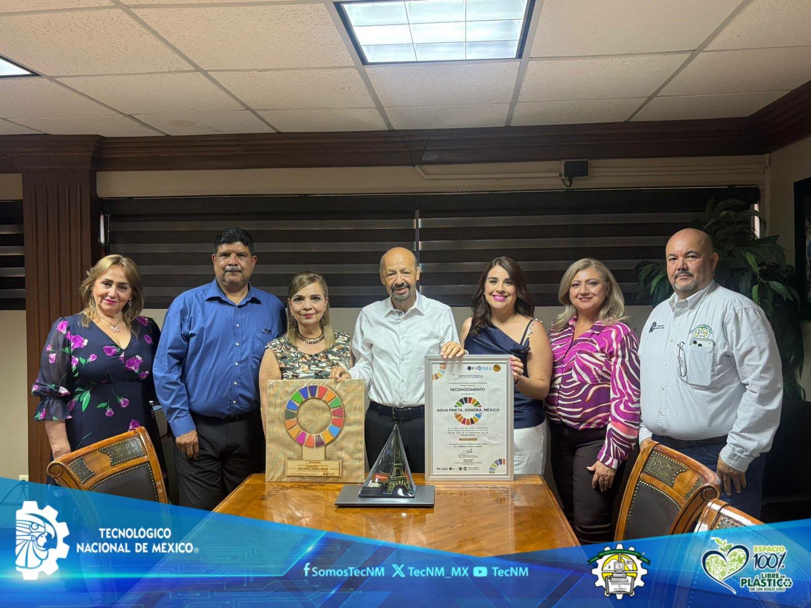 Agua Prieta recibe reconocimiento por su compromiso con la agenda 2030