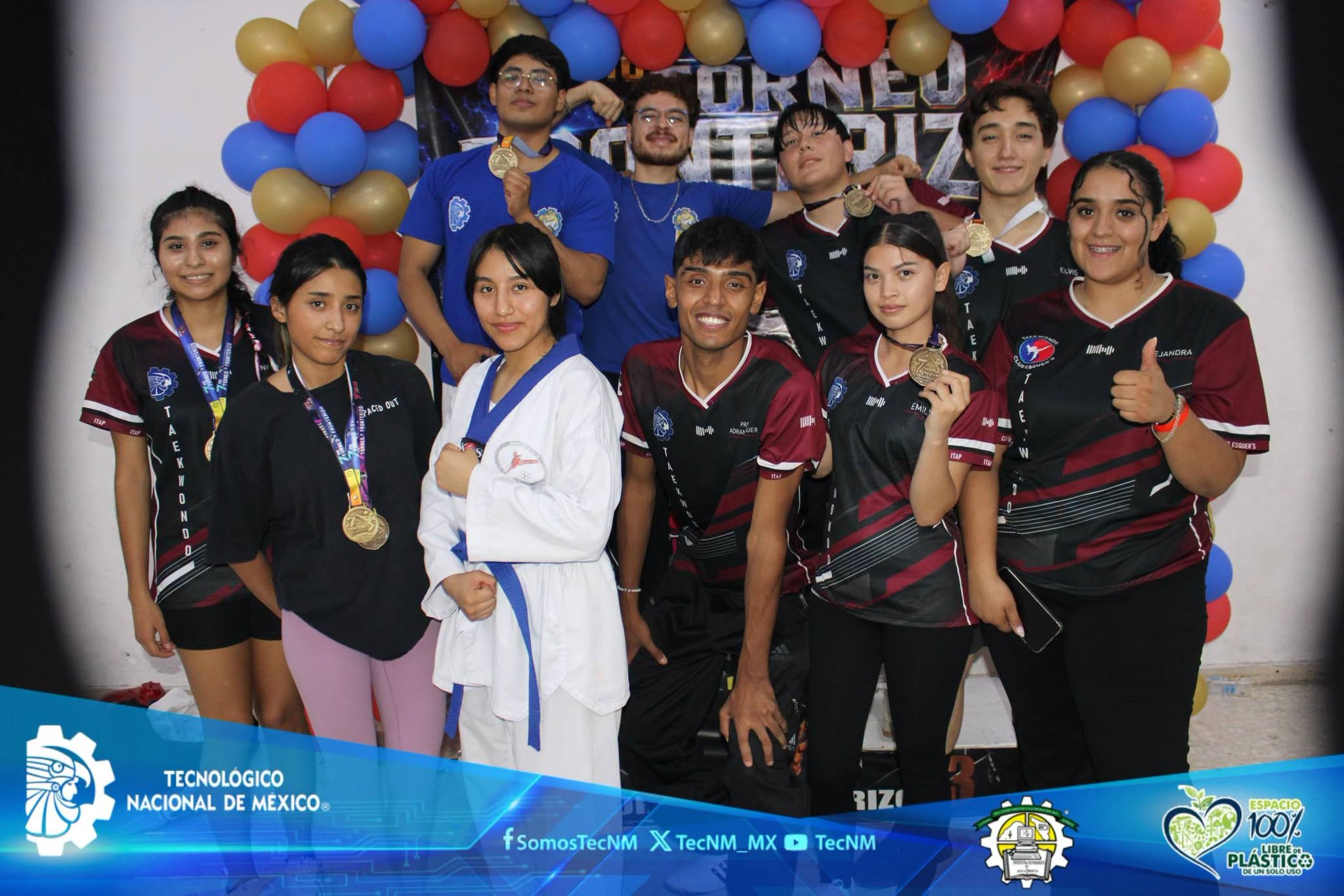 Coyotes del ITAP destacan en el 7mo Torneo Fronterizo de Taekwondo